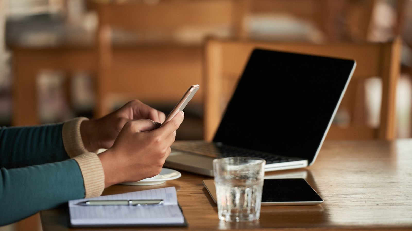 A consultant on a video call scoping a project