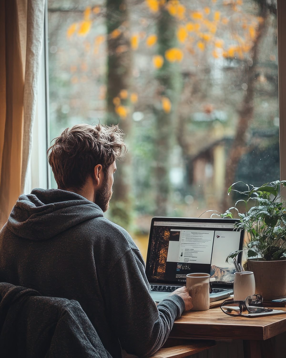 A marketing lead reviewing a pipeline dashboard with a colleague